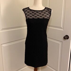 Trina Turk Sleeveless Dress Geometric Pattern Black Size 0.